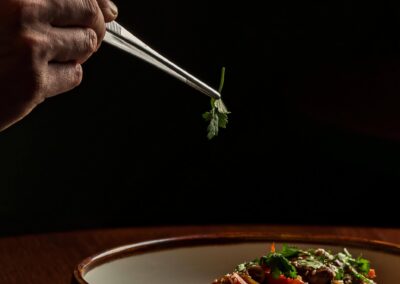 Danie specjalne w restauracji.